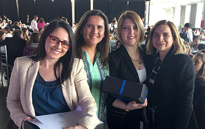 Andréia Alves, Claudia Neira, Elisa Herrera y María Isabel Catoni