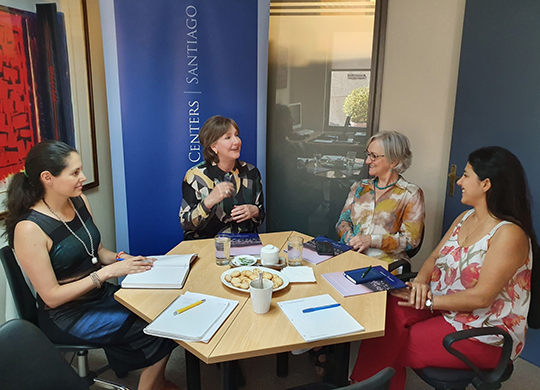 Representantes de la Universidad de Columbia visitan Chile